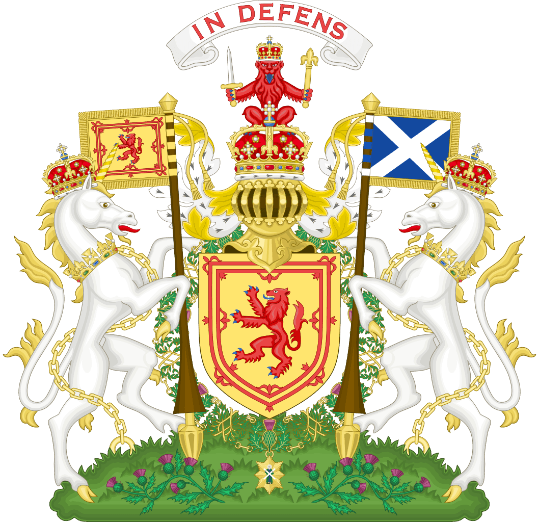 Royal Coat of Arms of the Kingdom of Scotland